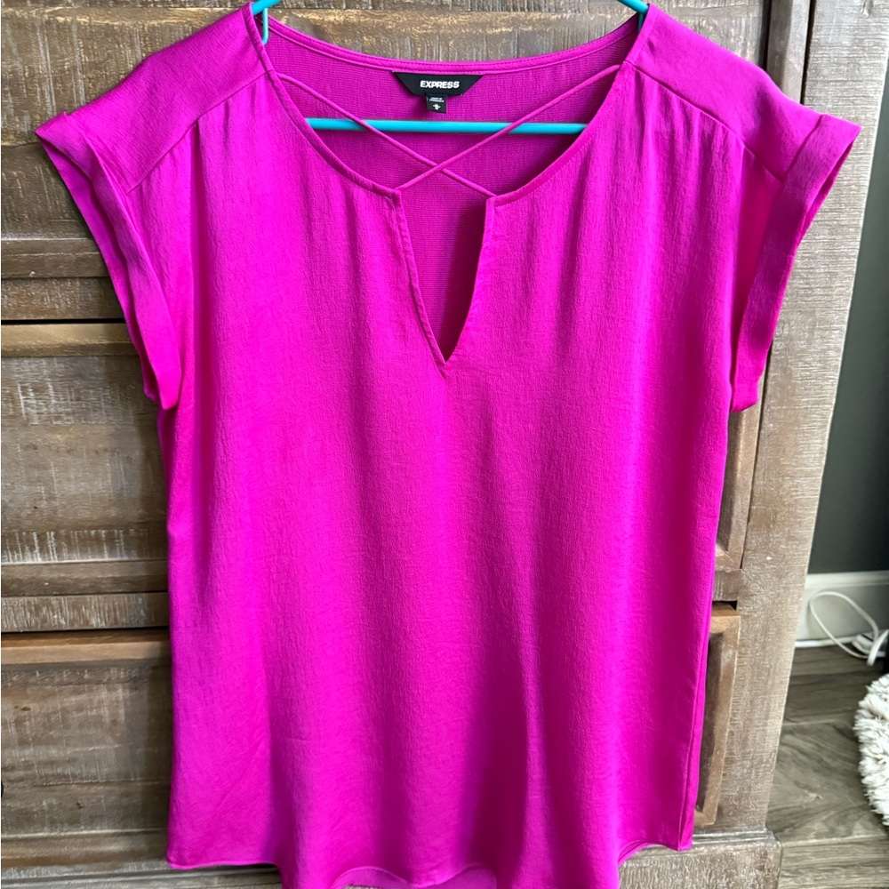 Express Women's Fuchsia Blouse